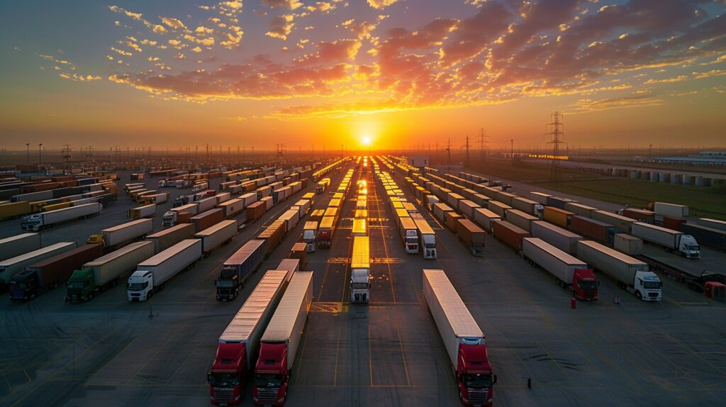 Stockcake sunset logistics hub 1753120976